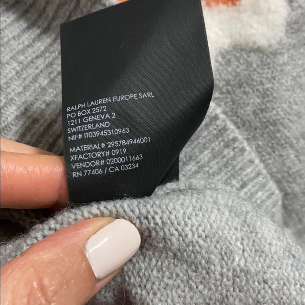 Club Monaco Fair Isle Wool Blend Crewneck Sweater - Picture 6 of 6